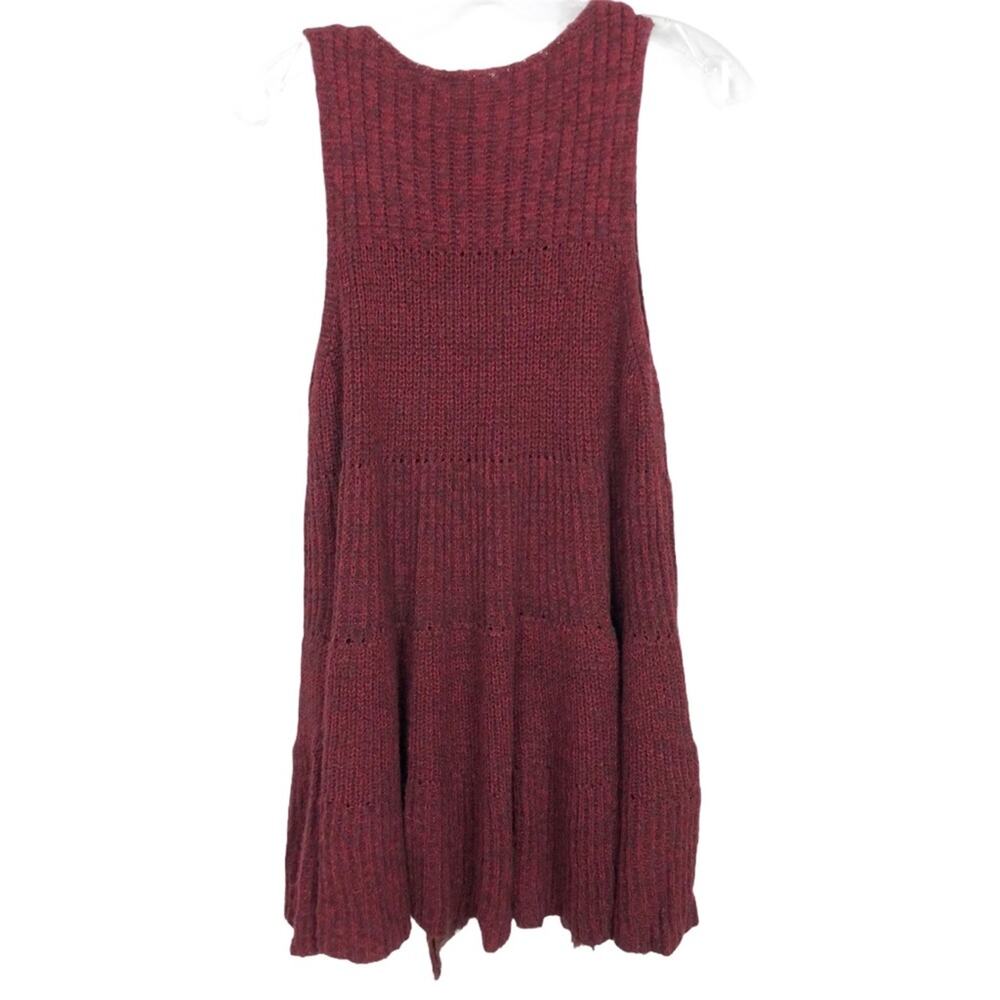 Free People Waterfall Ruffle Sweater Swing Dress - Picture 13 of 13